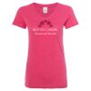 Women’s Glitter V-Neck T-Shirt Thumbnail
